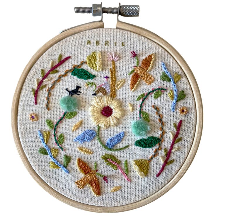 Jardín de abril - PDF pattern