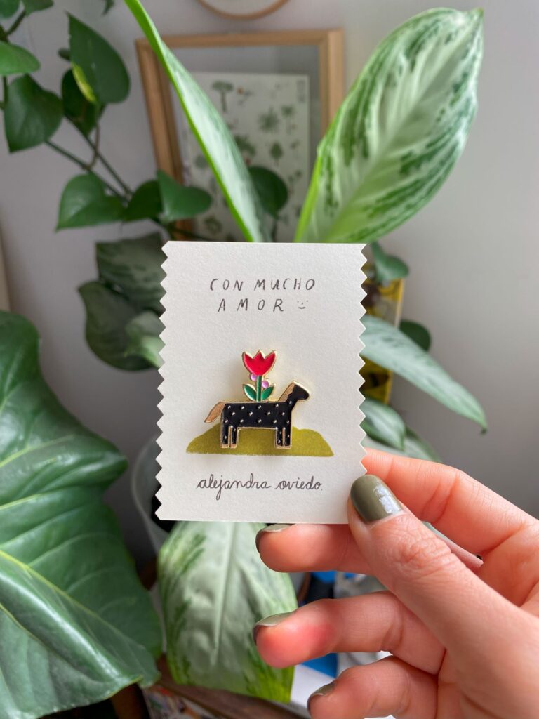Caballito enamel pin
